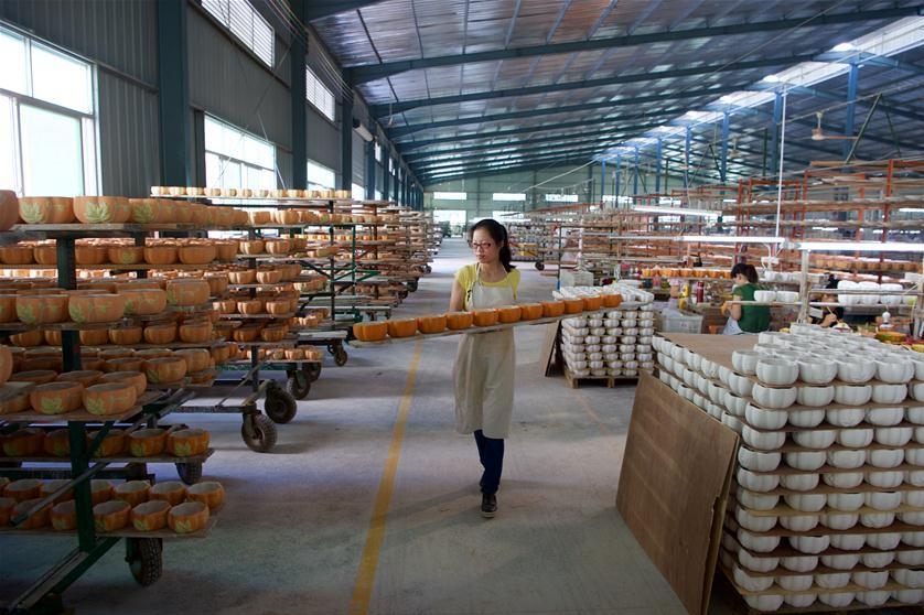 Dehua local area in Fujian, China, a major ceramic production region